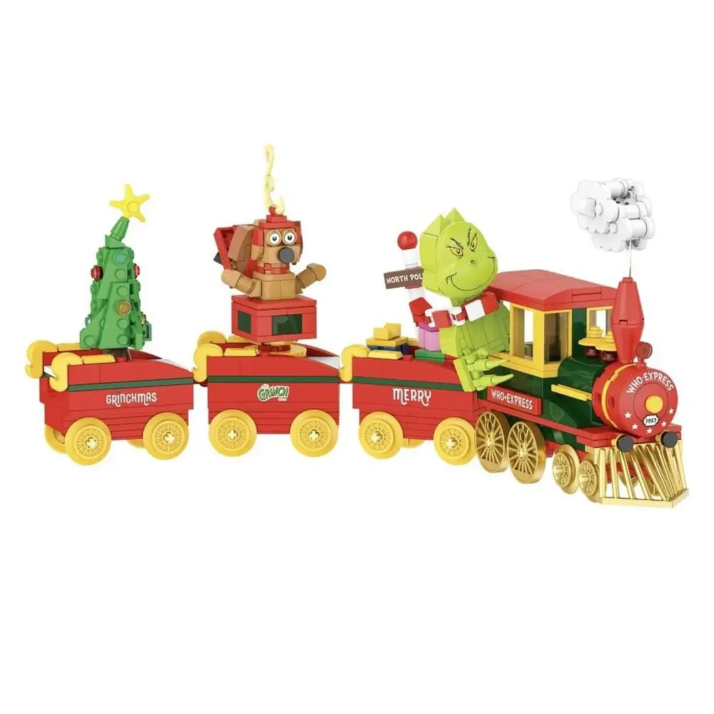 BrickCraft Grinch Who-Express Train 527 Pc Building Set Dr Seuss NEW Sealed